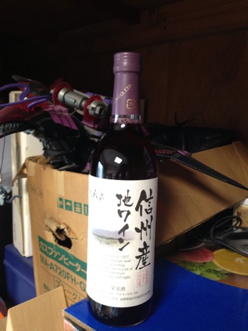 信州産地ワイン（赤） 長野県産ぶどう100%使用