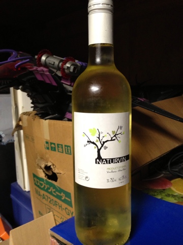 スペインの白ワイン「NATURVIN VINO BLANCO（ナチュアヴァン 白）」