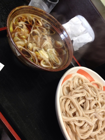 小平うどんの肉汁うどん