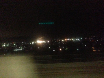 ぶどうの郷あたりの夜景