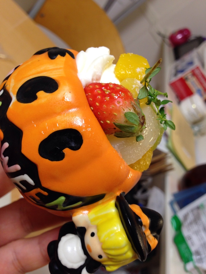 パンプキンとフルーツのバヴァロア