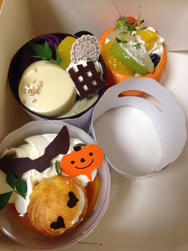 パンプキンプリンとか和とかヴァヴァロア