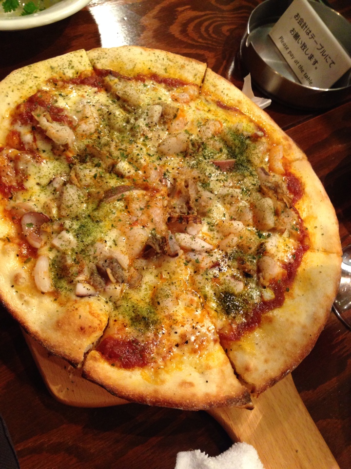 シーフードピザ