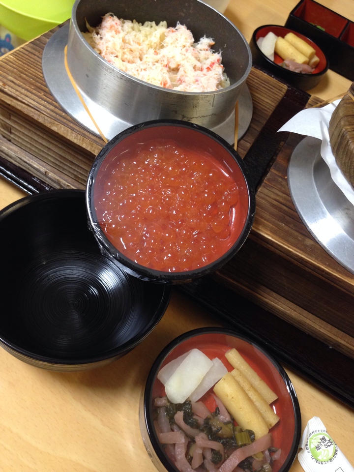 釜寅のかにいくら釜飯