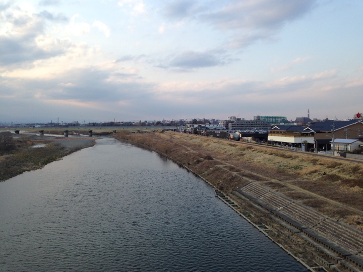 橋の上から撮影