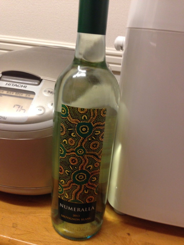オーストラリアの白ワイン「NUMERALLA SAUVIGNON BLANG 2013」