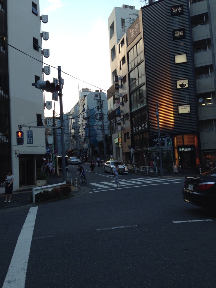 恵比寿の五差路