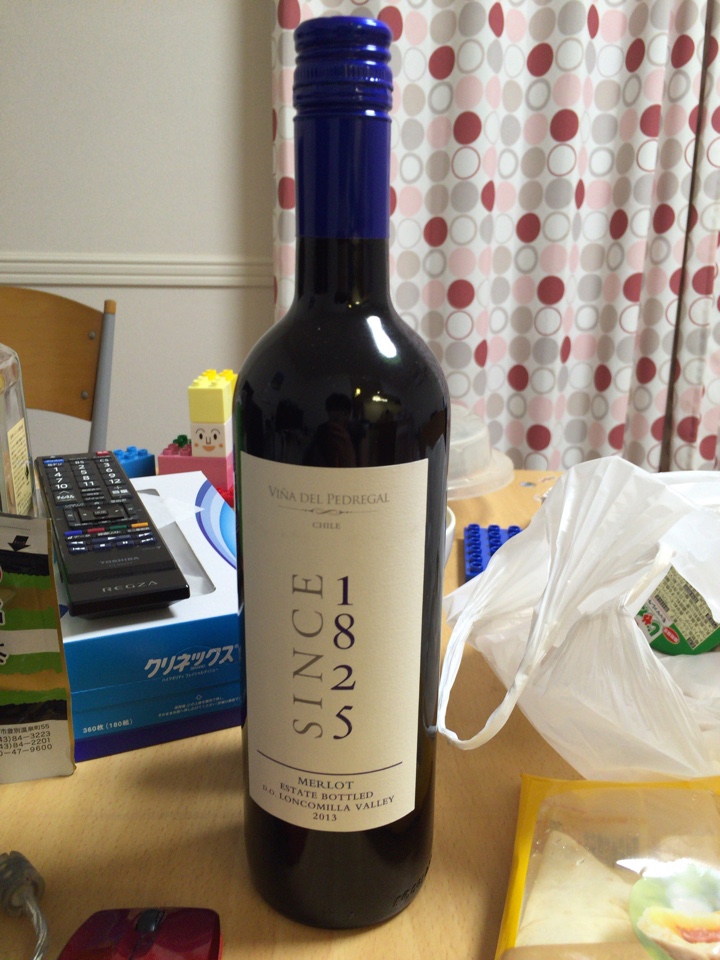 チリの赤ワイン「SINCE 1825 MERLOT 2013」