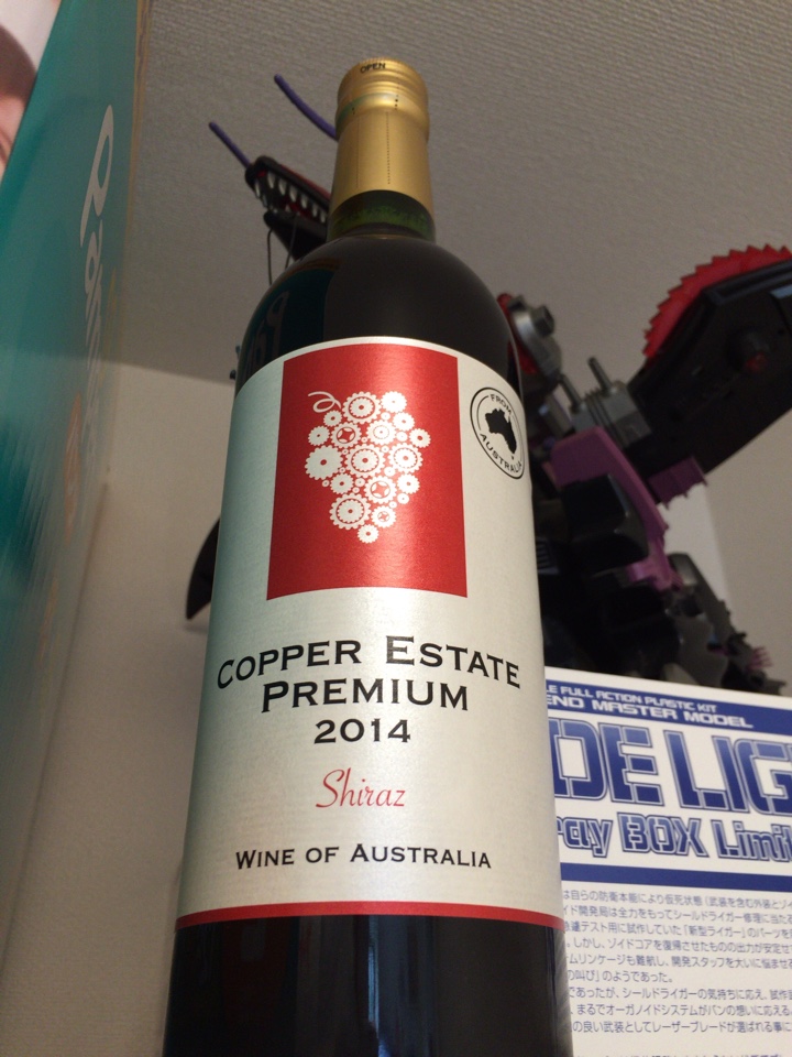 オーストラリアの赤ワイン「COPPER ESTATE PREMIUM Shiraz（コッパー エステート プレミアム シラーズ）2014」