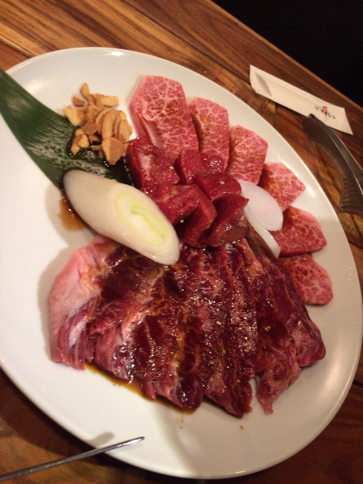 【たれ焼】 上カルビ、上ハラミ、上フィレ