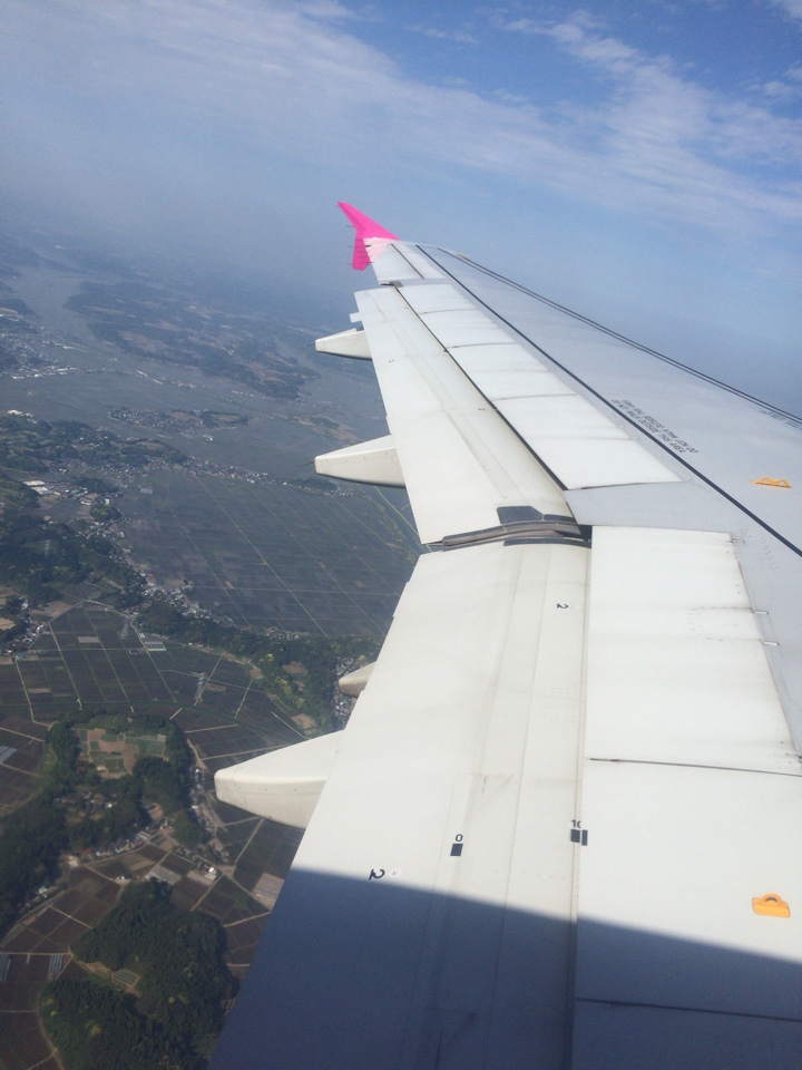 飛行機から撮影