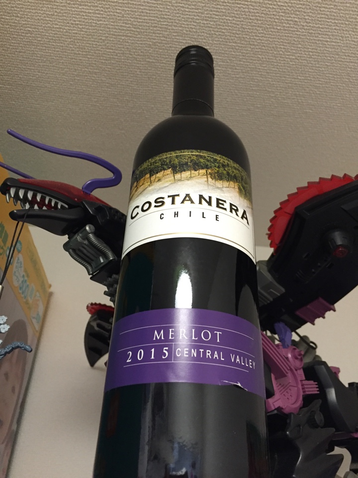 チリの赤ワイン「COSTANERA MERLOT（コスタネラ メルロー）2015」