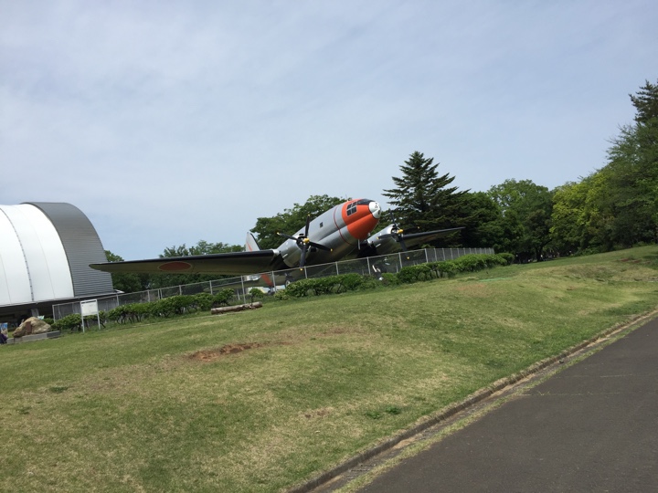 航空公園飛行機