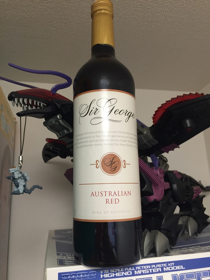 オーストラリアの赤ワイン「Sir George Australian Red（サー・ジョージ オーストラリアン・レッド）」
