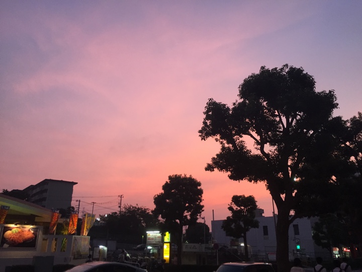 赤い空