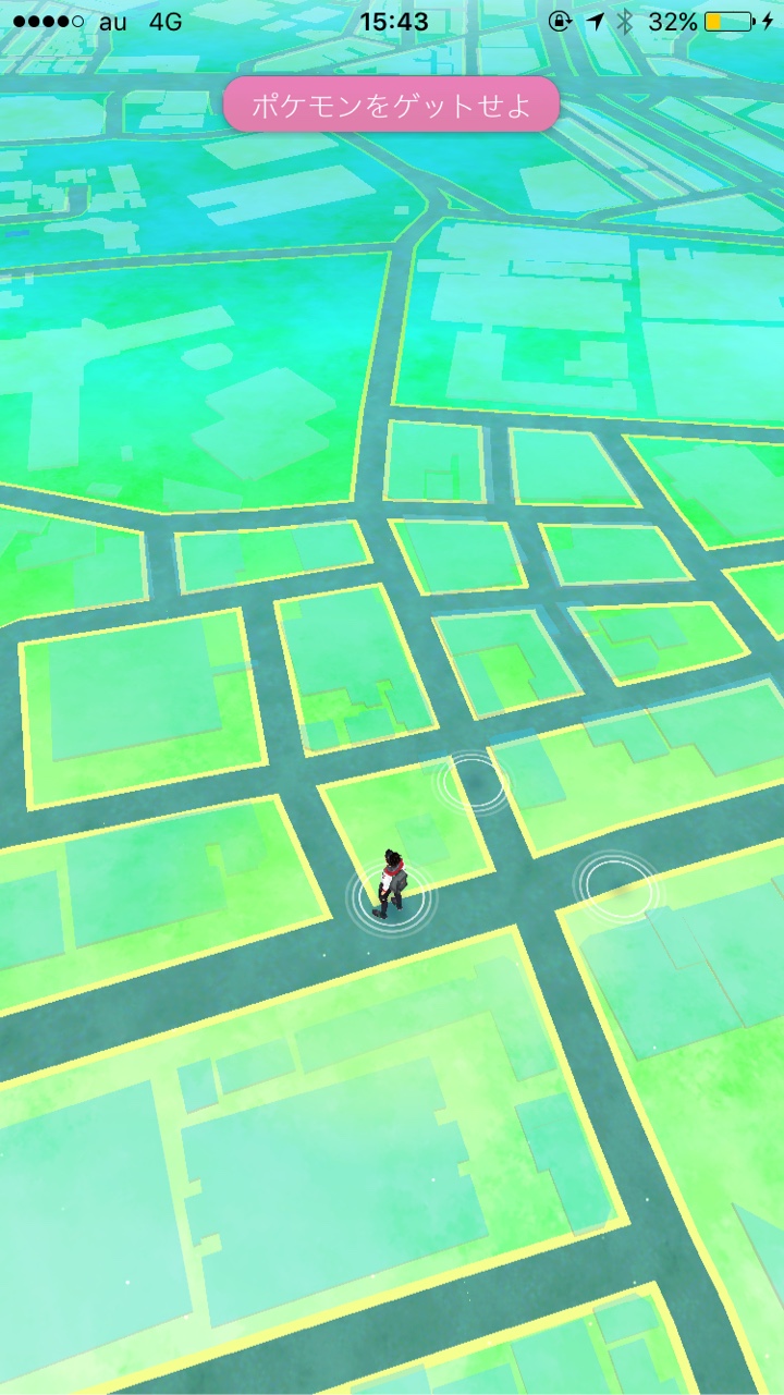 Pokémon GO(ポケモン ゴー)、何もない