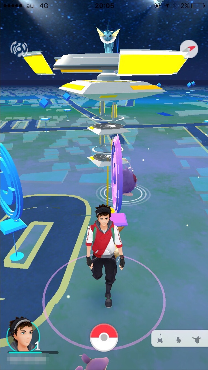 花小金井駅南口周辺の様子