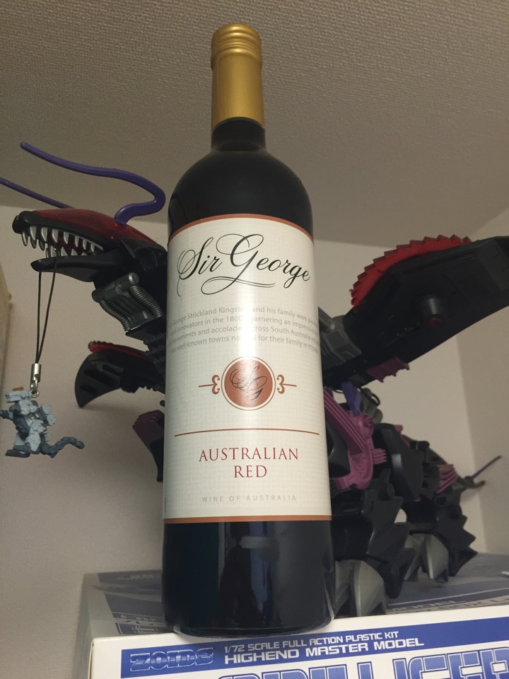 オーストラリアの赤ワイン「Sir George Australian Red(サー・ジョージ オーストラリアン・レッド)」