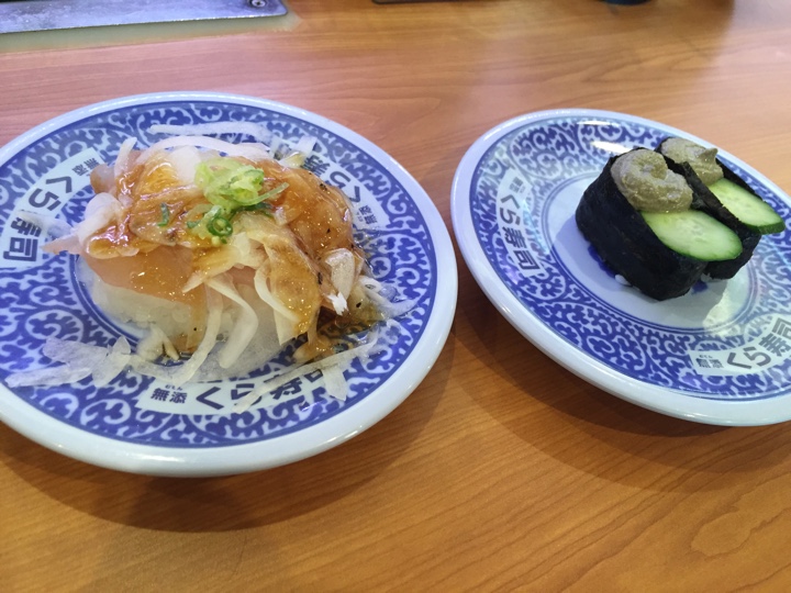 マヒマヒの寿司（石澤醤油ドレッシング）