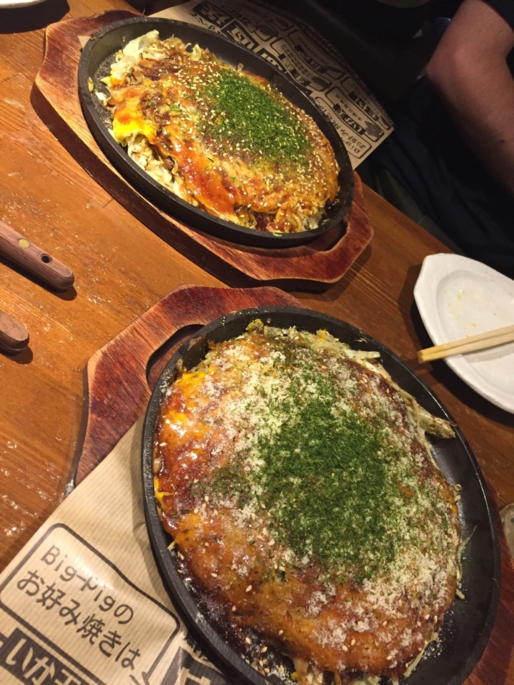 生麺お好み焼き 元祖と生麺お好み焼き チーズ