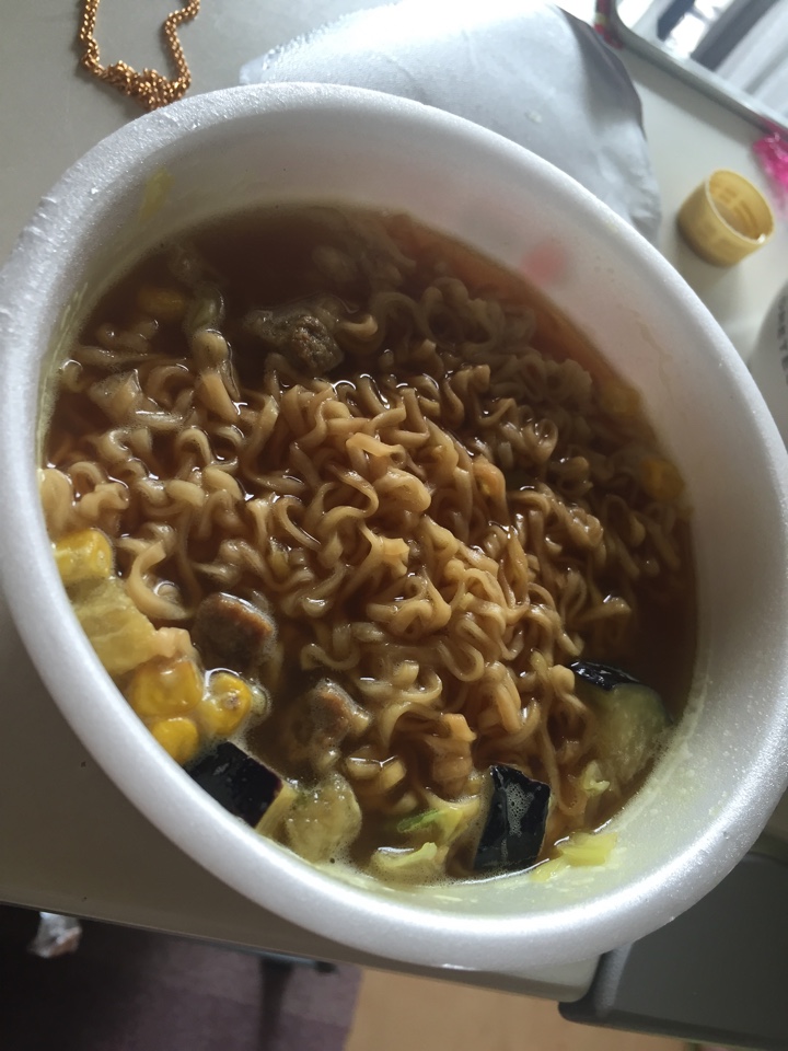 チキンラーメンBBQ風カレー味