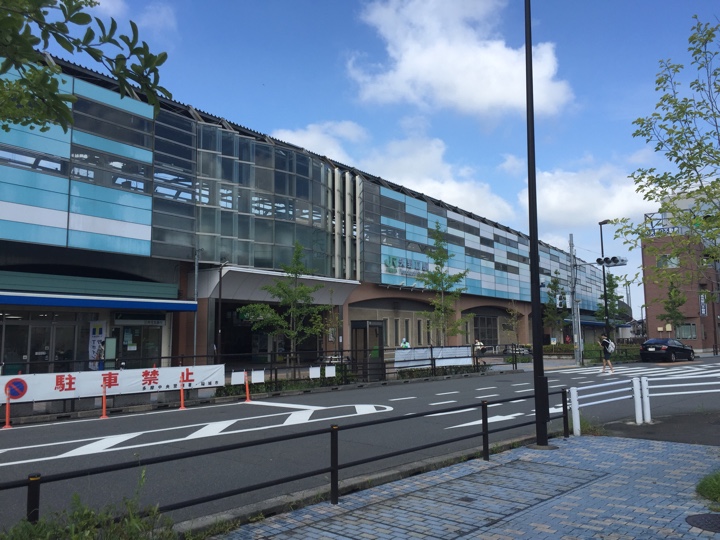 南武線矢野口駅前