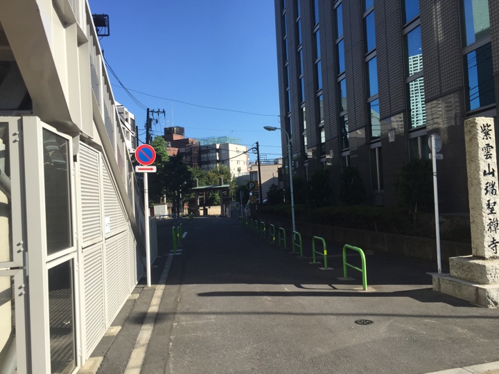 懐かしい寺への道