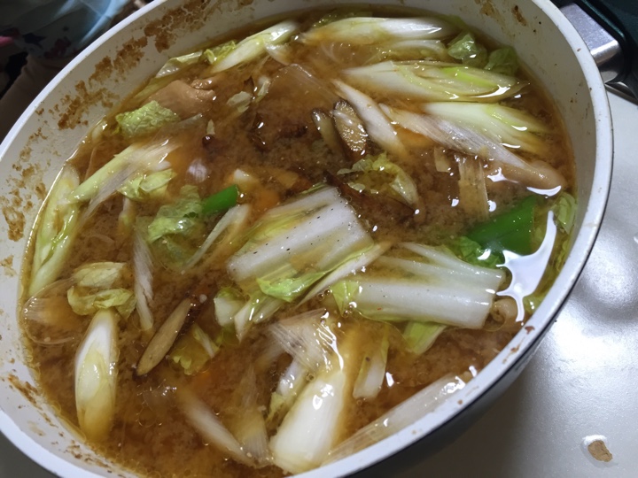 とり野菜みそ鍋