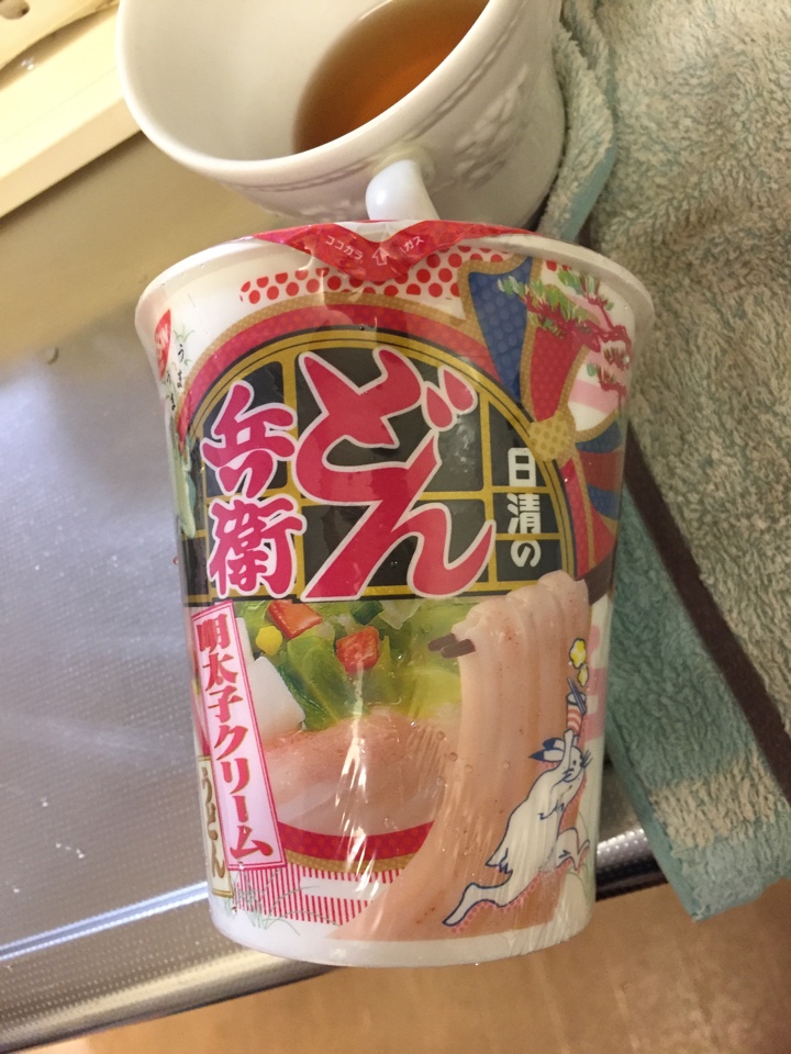 日清どん兵衛 明太子クリームうどん