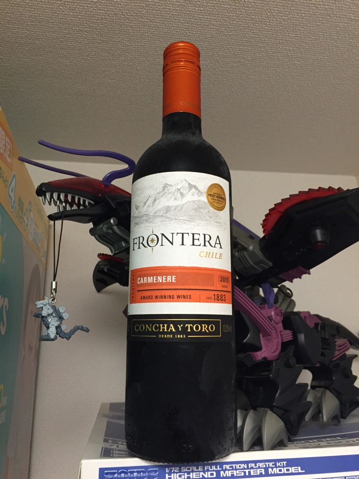 チリの赤ワイン「FRONTERA CARMENERE（フロンテラ カルメネール）2015」