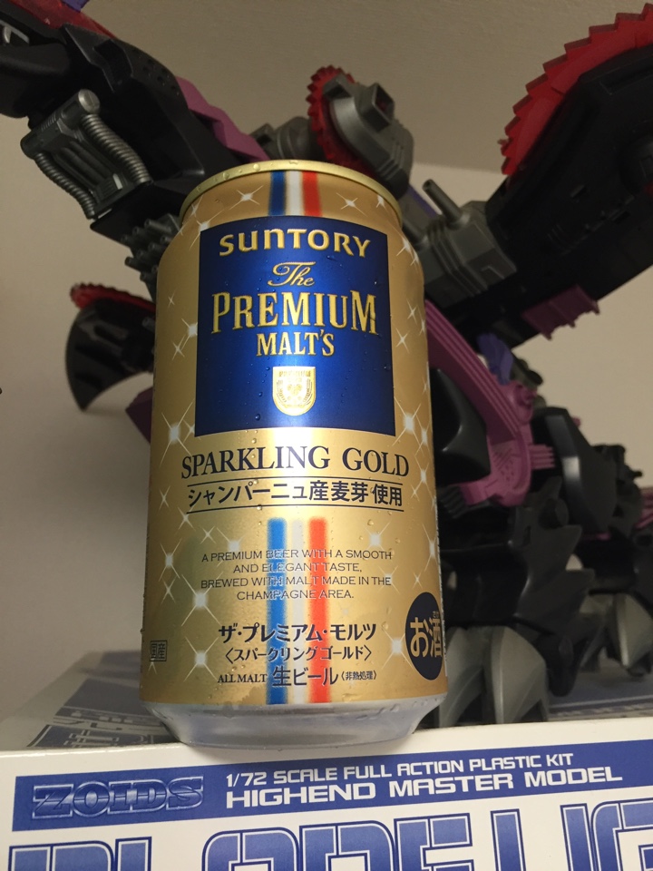 サントリーの「The PREMIUM MALT'S SPARKLING GOLD（ザ・プレミアムモルツ スパークリング ゴールド）」