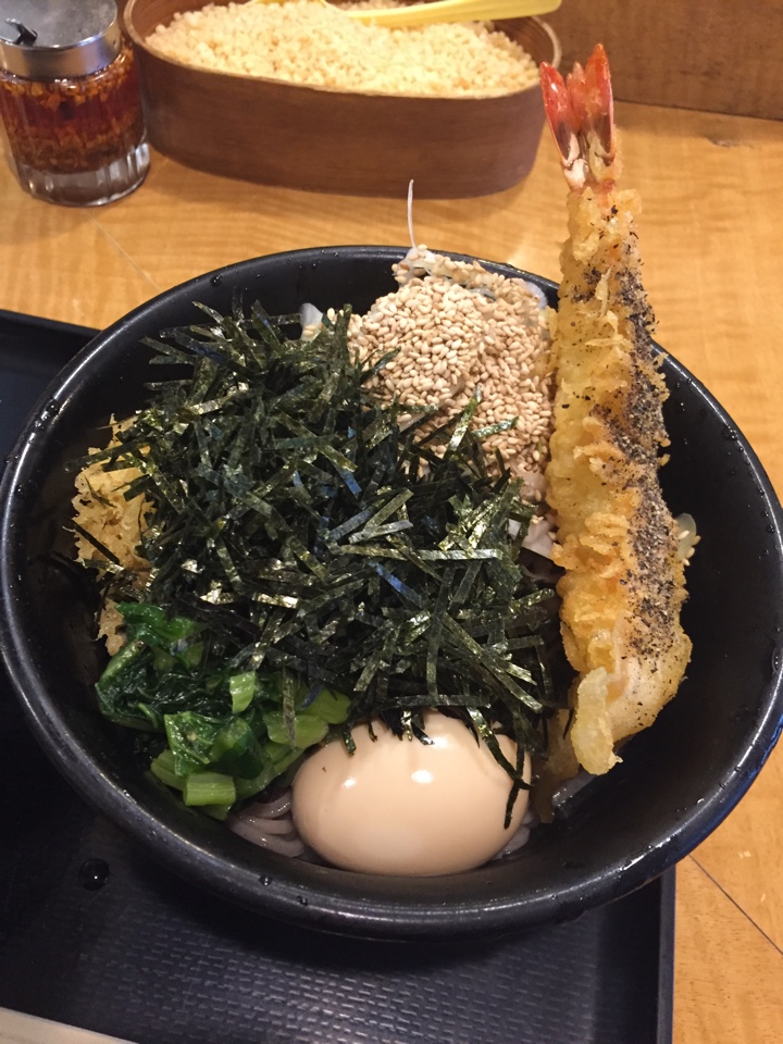 エビ天そば