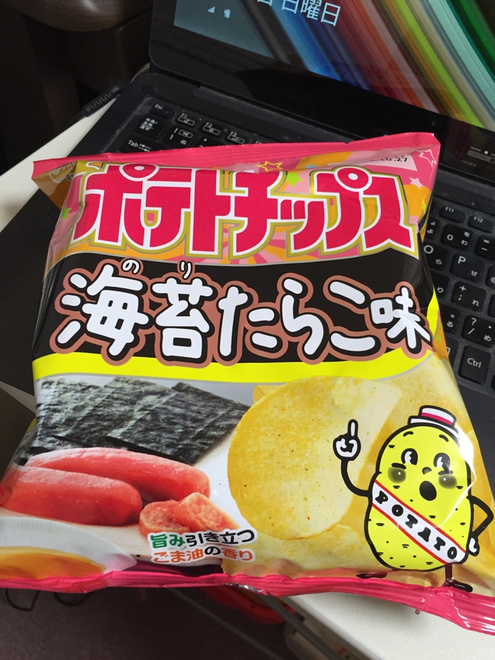 ポテトチップス海苔たらこ味