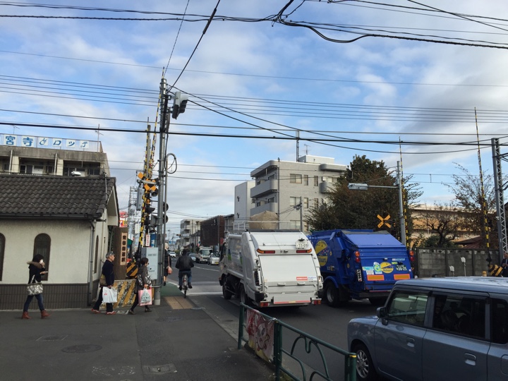 青梅街道駅周辺。