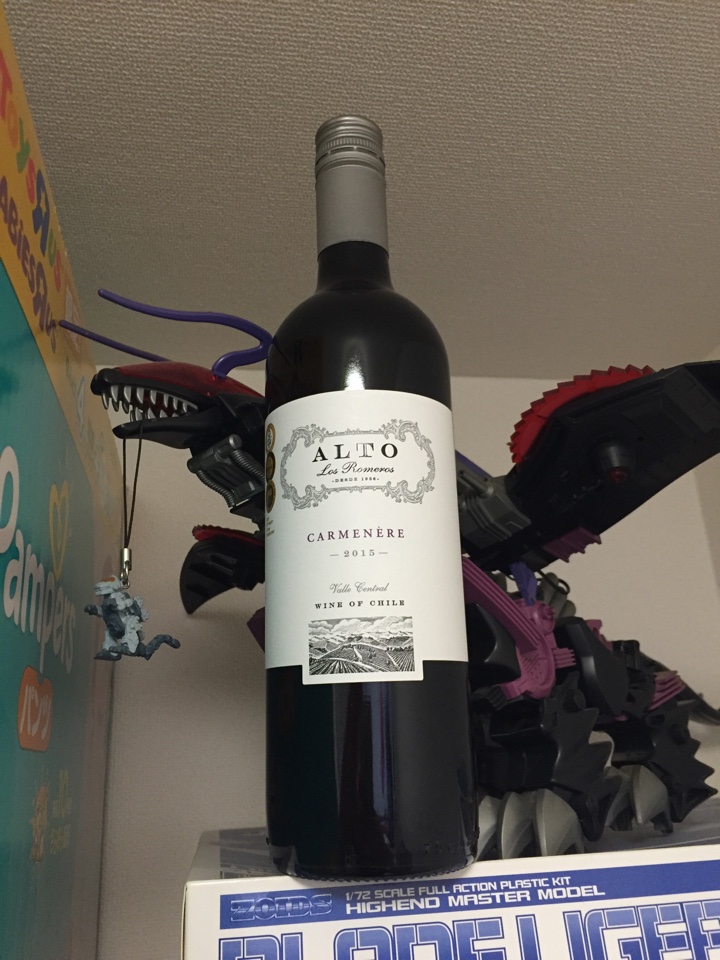 チリの赤ワイン「ALTO LOSROMEROS CARMENERE（アルト ロス ロメロス カルメネール）」
