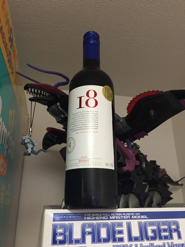 チリの赤ワイン「I8 MERLOT（エイティーン メルロー）2016」