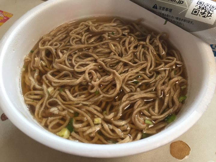 日清のどん兵衛天ぷらそば（西仕様）調理後