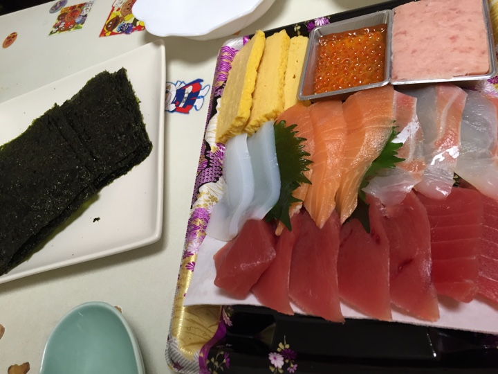 手巻き寿司セット<br />
