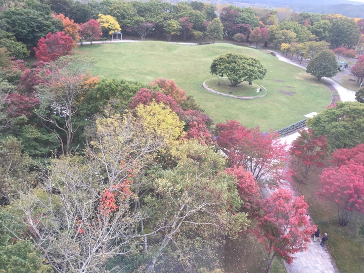緑ヶ丘公園展望台からの眺め