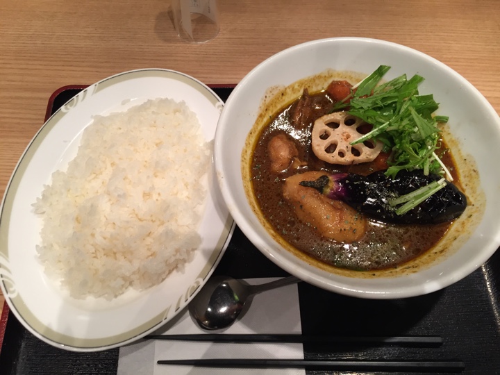 北海道チューボー グランアージュでチキンスープカレー