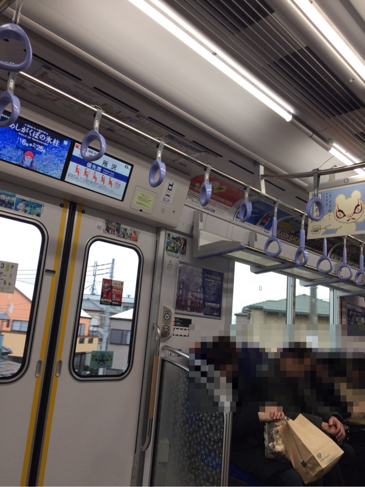 西武池袋線 飯能行き（Sトレイン車両）車両内