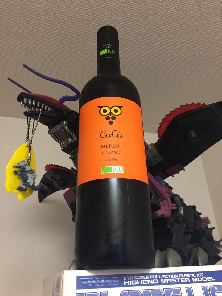 イタリアの赤ワイン「CuCu MERLOT（クク メルロー）」