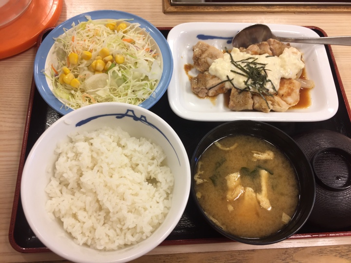 和風タルタルチキン定食