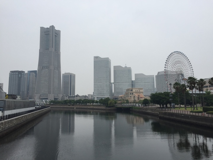 万国橋からのみなとみらいの眺め