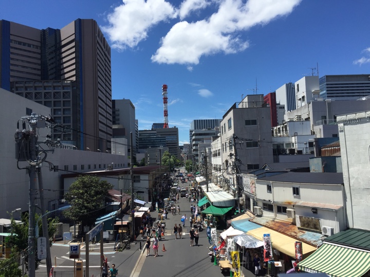 築地魚河岸から築地場外市場