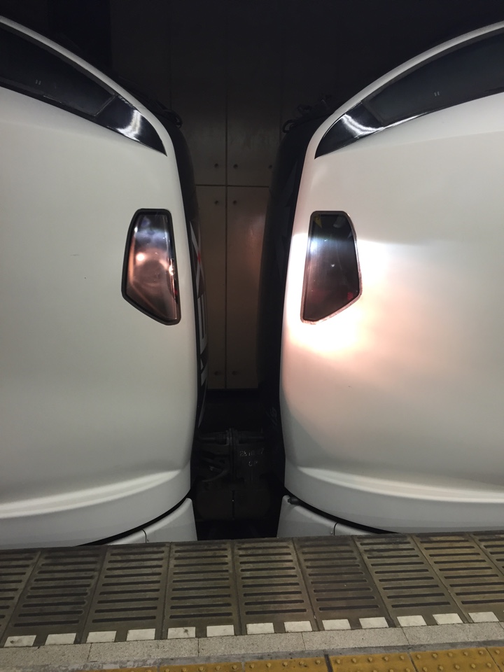 東京駅での成田エクスプレス