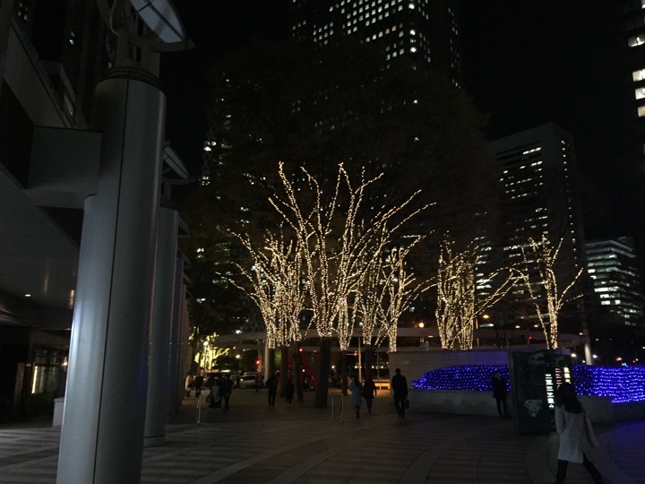 西新宿の電飾