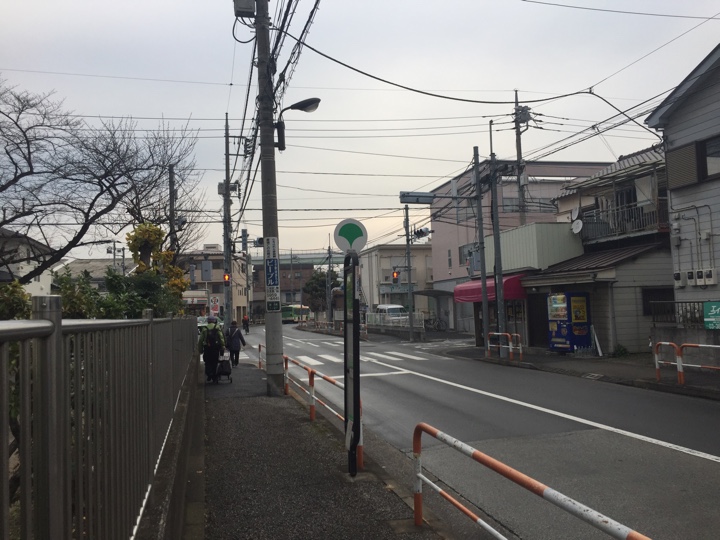 都営バス 宮城小学校前バス停周辺