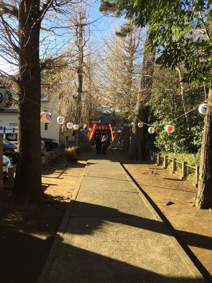 鈴木稲荷神社に初詣