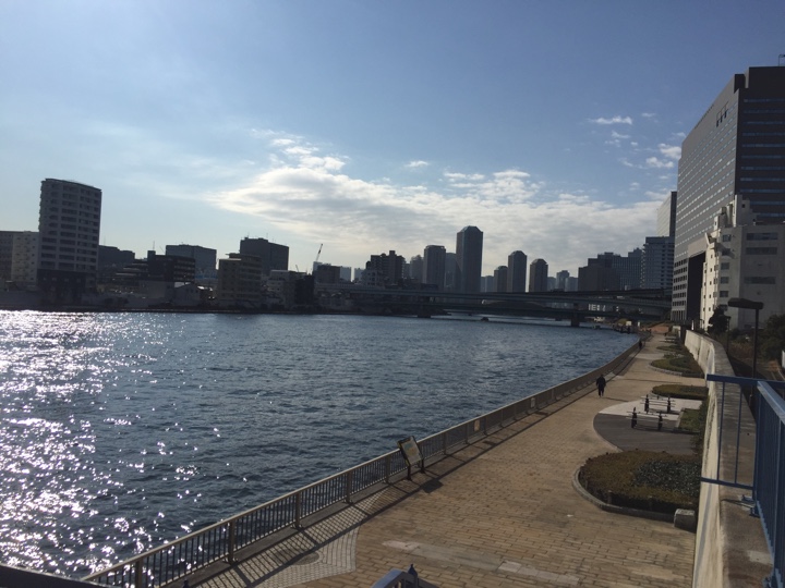 清洲橋から見る隅田川